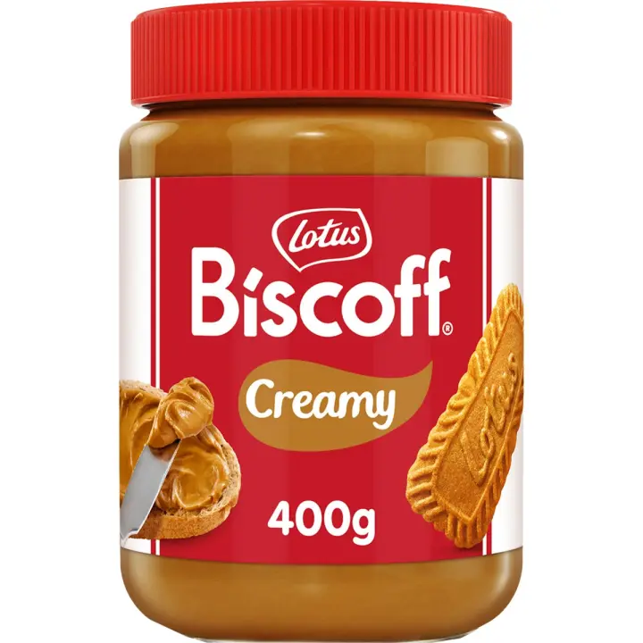 Crema Biscoff sabor galleta lotus bote 400 grs. - 1