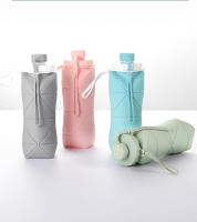 De Agua Plegable De Gran Capacidad Para Deporte Y Viajes Al Aire Libre De Silicona Grado Alimenticio Telescopio Portátil - details 5