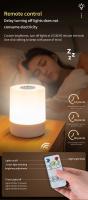 Lámpara De Noche LED Táctil Con Control Remoto Y Tiempo Para Dormitorio Y Habitación De Bebé Iluminación Decorativa Para Mesa Lámpara De Descanso Al Lado - details 8