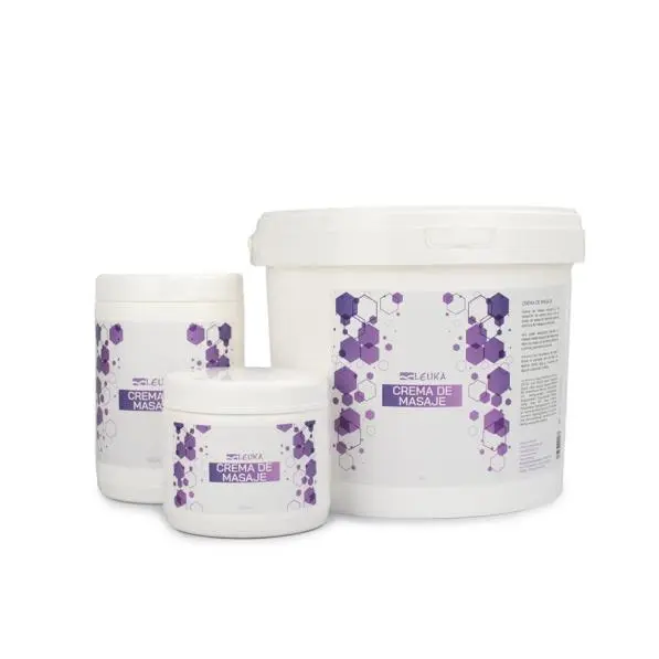 Crema de Masaje Leuka para fisioterapia 500ml - 1