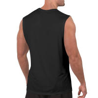 Chaleco Sin Mangas Para Hombre De Color Sólido Con Cuello En V Transpirable Y Casual Adecuado Para Fitness Y Deportes - details 14