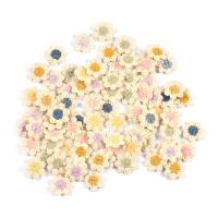 50Pcs Parches De Flores Mini 2cm 5 Colores Para Bordado Y Costura Accesorios De Ropa Y Decoración Del Hogar Hechos a Mano - details 3