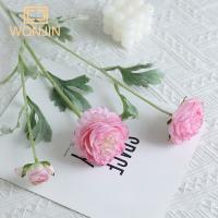 Artificial Flor De Paeonia Individual Con 3 Cabezas Decoración De Hogar Para Boda Hotel Lujo Iluminación Falsa Flor De Seda - details 6
