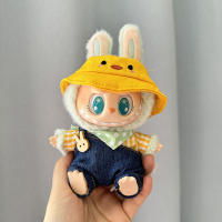 Muñeca De Peluche Miniatura Labubu I Y II 17cm Ropa De Muñeca Coreana Kpop Exo Accesorios DIY Vestido Rosa Regalo Estilo Nuevo - details 22