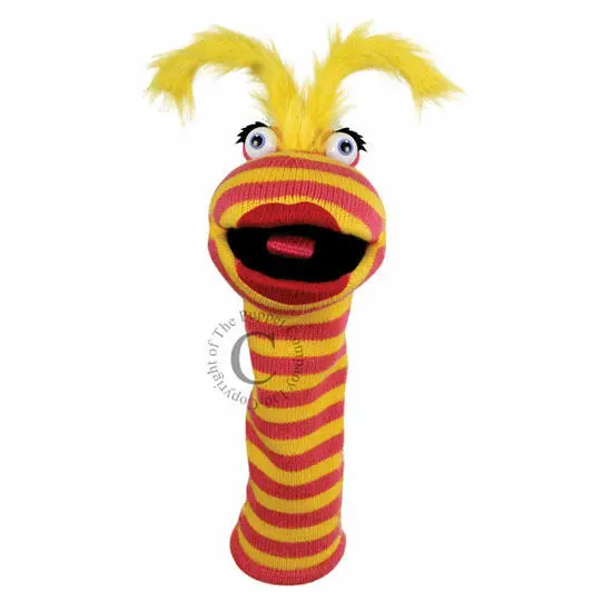 Marioneta de mano: Calcetines Pintalabios - The Puppet Company - 1