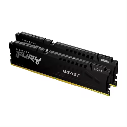 MEMORIA KINGSTON FURY BEAST BLACK DDR5 32GB KIT2  5600MT/S  CL36   KF556C36BBEK2-32 - 1