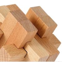 Juego De Puzzle Interlocking De Madera 3D IQ Brain Teaser Kong Ming Lock Lu Ban Para Adultos Y Niños Juguete De Desafío Mental - details 17