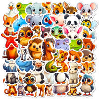 Pegatinas De Animales Cartoon Pequeños Naturales Para Niños 50 Piezas Grandes Ojos Estilo Graffiti Juguetes Para Niños a Partir De 14 Años - details 1