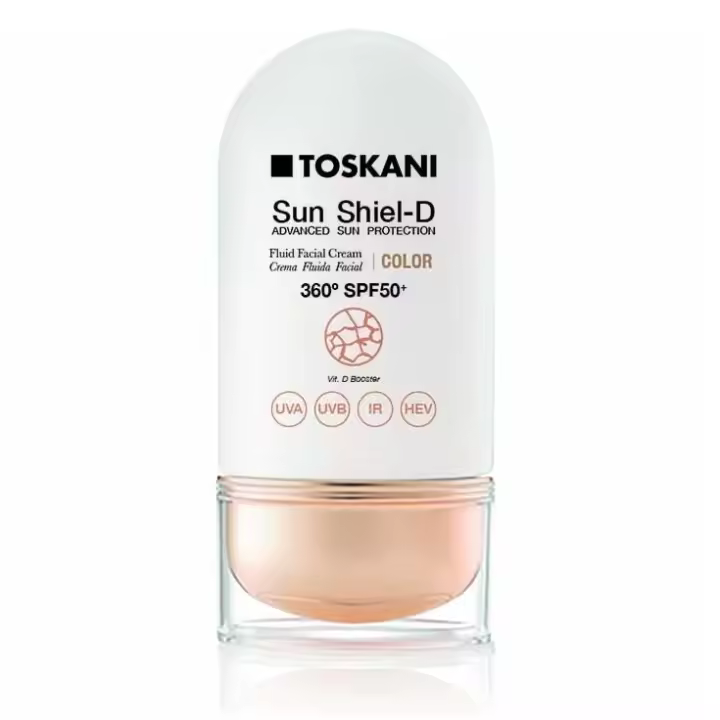 TOSKANI- SUN SHIEL-D ADVANCED SUN PROTECTION 50+ 360 CON COLOR (NUEVO) - 1
