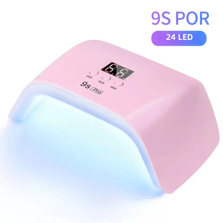 Mini Secador De Uñas Portátil Con 24 LED UV Lámpara De Manicura Para Uso Doméstico Secado De Polvo De Esmalte Con Cable USB - 1
