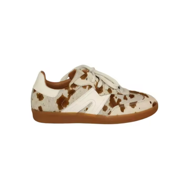deportivo combinado piel print  modelo blonde cow - 1