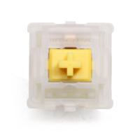 Gateron CAP Milky Yellow pro V2 Teclado Mecánico Switches Lineales 5 Pin 63g Accesorios Para Ratones Y Teclados - details 0
