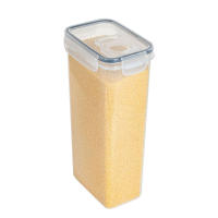 Caja De Almacenamiento De Alimentos Plástica Sellada Para Cereales Azúcar Frutas En Seco Jars Con Tapa Refrigerador Contenedor Organizador De Cocina - details 7