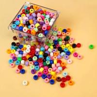 500pcs De Cuentas De Plástico En Colores Para La Fabricación De Joyas DIY Trenzas De Pelo Pulseras Collares Artesanías Pequeña Empresa - details 7