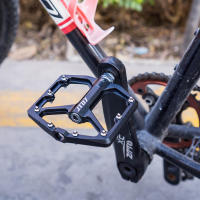 Pedal De Bicicleta MTB Ultraligero ZTTO CNC Aleación De Aluminio AM Enduro Con Rodamientos Llanos Tornillo 9/16 Para Bicicleta De Montaña Gris - details 1