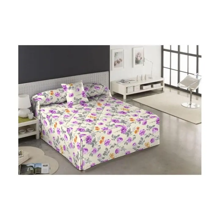 Colcha Edredón Lola 70% Algodón - 30% Poliéster Relleno 150 Gr/m2 Tejido Loneta Suave y Cómodo - 1