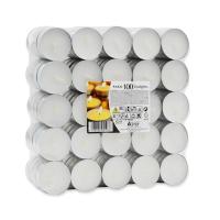 Start Electric | Pack de Velas de Té Blancas sin Perfumar (50/100 unidades) - Duración 4 horas | Velas decorativas para hogar y eventos | Marca Lumar - details 2