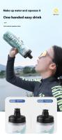 Botella De Agua Para Bicicleta ENLISF 610ml Deporte Squeeze Doble Capa Fría Para Exterior Fitness Bebida Ciclismo - details 10