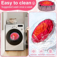 Pad De Olfateo Para Perros De Terciopelo Lavable Y Plegable Juego Lento De Alimentación Tapete De Entrenamiento Para Perros Interactivo - details 12