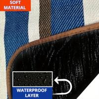 Manta De Picnic Portátil Impermeable De 60/80 Pulgadas Para Exteriores Doble Capa Ancha Antihumedad Suelo De Tenda Playa - details 2