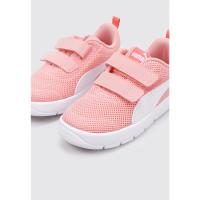 Puma COURTFLEX V3  MESH INF  Deportivas Con Velcro Bebé - niña (hasta la talla 30) Rosa - details 1