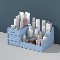 Estuche de plástico para maquillaje, caja contenedora de joyería, organizador de maquillaje, cajones, caja de almacenamiento de cosméticos, soporte para brochas de maquillaje - details 23
