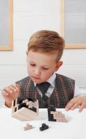 Juguete Educativo De Madera IQ Puzzle 54T Cubo Inteligente Juego Mental Para Niños Adultos Y Enthusiasts De Los Rompecabezas - details 0