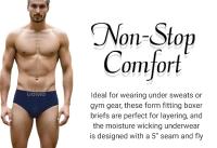 Calzoncillos Hombre Slip, Calzoncillos Slips para Hombre Licra Cómodos y Suaves, Calzoncillos Slips Hombre Sin Costuras, Pack  6 Boxer Slip para Hombre Comodidad Transpirable - details 0