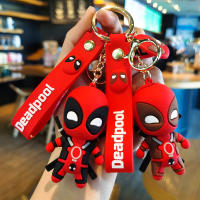 Llavero De Muñeca Marvel Deadpool Q Version Para Banda De Moda Llavero De Bolsa Para Parejas Regalo De Cumpleaños Figura De Anime - details 0