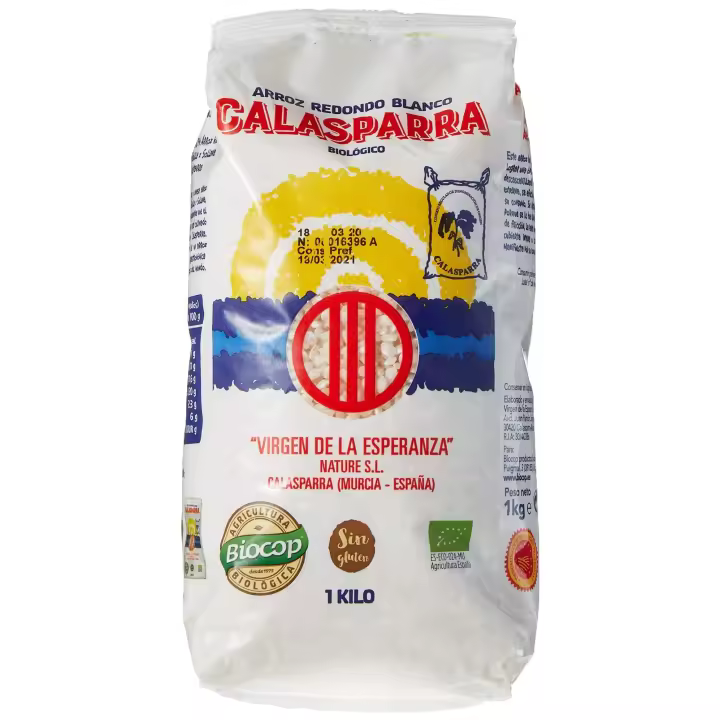 Calasparra Arroz E.Plastico Blanco Calasparra 1 Kg - 300 g - 1