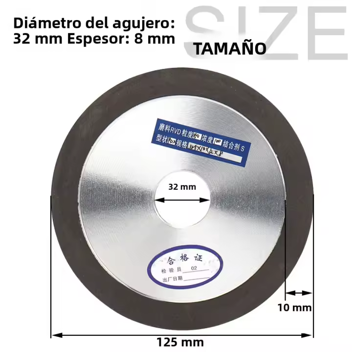Discos De Pulido De Diamante Para Muela De Tungsteno Apto Para Tratamiento De Metal Y Bricolaje Disco De Corte De Resina Para Amoladora Angular - 1
