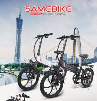 Bicicleta Moped Eléctrica Plegable Inteligente Samebike 20LVXD30, Motor de 350W, Velocidad Máxima de 35 km/h, Neumático de 20 pulgadas - details 0