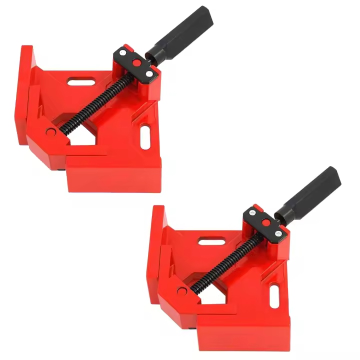 JOMAFA - Juego de 2 escuadras sargento en angulo para soldar esquinas (compatible con metales), 68 mm - JMK10071 - 1