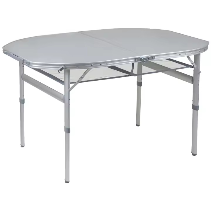Bo-Camp - Mesa - Premium Ovalada - Modelo maleta - 120x80 cm - 1