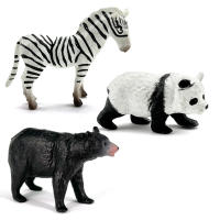 Juego De 12 Figuras De Animales Del África Selvaje Miniatura Realista Elefante Gacela Giraffa Gnu Gorila León Tigre Juguetes Educativos Para Niños - details 2