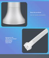 Bomba Eléctrica De Agua Automática Plegable Y Recargable Para Botella De 19 Litros Dispensador De Agua Para Escritorio Con Temperaturas Icy Warm Y Hot - details 18