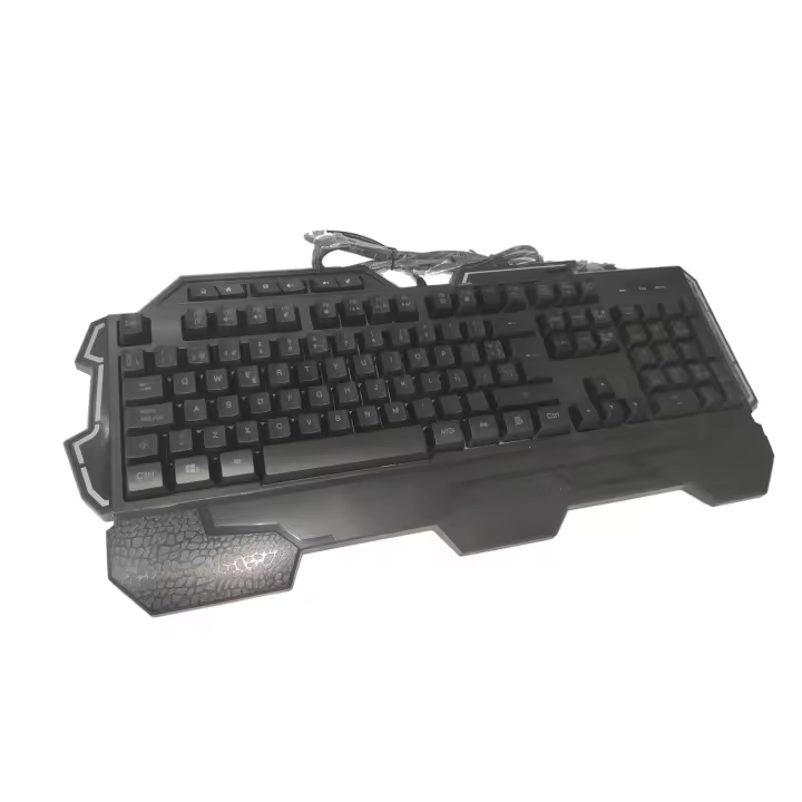 [OFERTA FLASH] Teclado Gaming Membrana RGB - Diseño compacto, retroiluminación RGB y respuesta super rápida, 105 teclas, retardo bajo. - 1