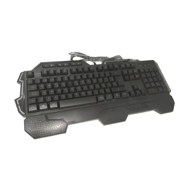 [OFERTA FLASH] Teclado Gaming Membrana RGB - Diseño compacto, retroiluminación RGB y respuesta super rápida, 105 teclas, retardo bajo. - 1