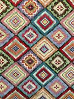 Tejidos Ortuño- Tela  Gobelino Rombos, Tela para Tapizar por metros, Tela para Cojines, Cortinas, Sillas, Bolsos  1m x Ancho 2.80m - details 2