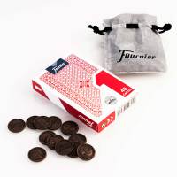 SET DE MUS Y TUTE FOURNIER con baraja de 40 cartas, 20 amarracos en bonita bolsa de transporte e instrucciones de juego - Juegos de siempre ideal para regalar - Juegos en familia - Calidad Fournier - details 1