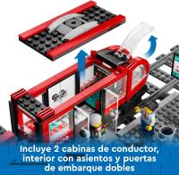 Lego 60423 Tranvia y Estacion del Centro Lego City - details 4