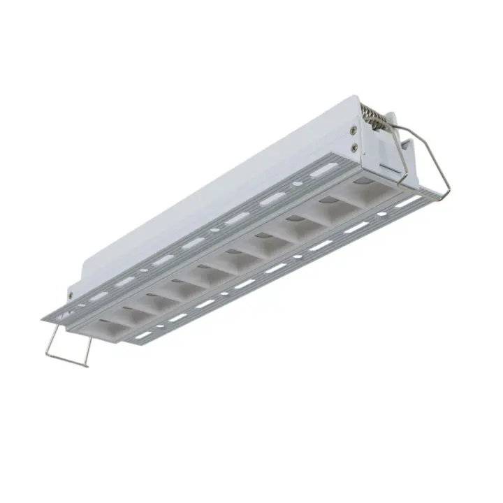 Barcelona LED Foco lineal LED trimless / integración - 20W - UGR18 - CRI90 - Blanco - 1