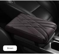 Cojín De Consola Central Para Coche Universal Cubierta De Cuero Impermeable Accesorios Decorativos Para Coche Cómodo Ajuste Para La Mayoría De Los Coches - details 13