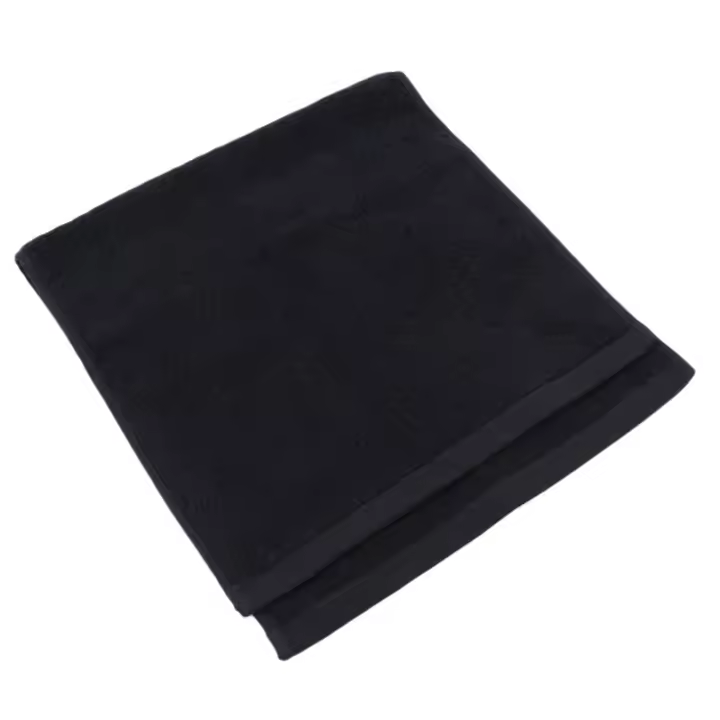 Toalla De Baño Grande Negra De Algodón Super Absorbente Suave Y Gruesa Toalla De Rostro Para Uso En La Playa Y El Baño - 1