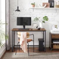 Escritorio Industrial Compacto - 60x120x76 cm, Mesa de Oficina y Estación de Trabajo, Ideal para Teletrabajo, Estudio y Dormitorio, Estructura de Metal - details 8