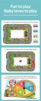 Juego De Tablero Educativo Para Niños Animal Bus Stop Juguete De Educación Temprana Y Cognitiva De Transporte Rompecabezas De Papel Unisex - details 2