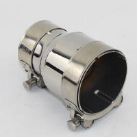 Conector De Reducción De Tubo De Escape Universal Para Coche Acero Inoxidable 54mm a 66mm Diámetro Exterior Pieza Individual - details 4
