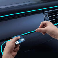 Lámpara De Ambiente LED 3M EL Cold Light Para Coche Con USB Accesorios Interiores De Automóvil Decorativos Para Tablero Y Consola - details 5