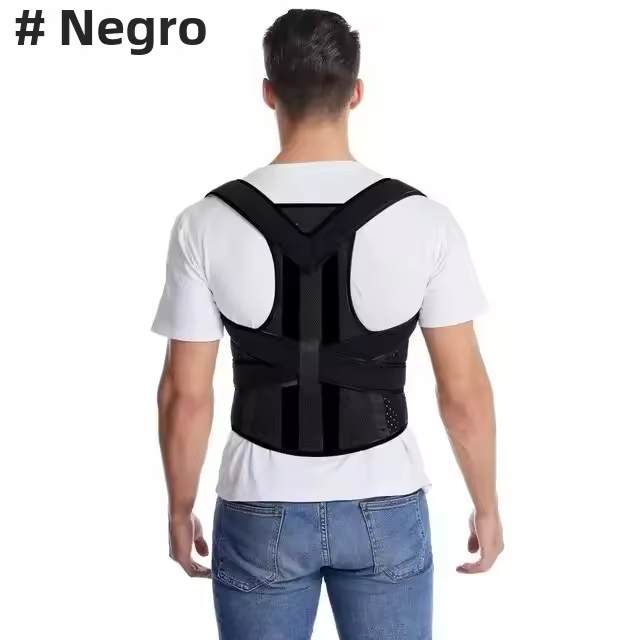 Corrector De Postura Para Hombres Y Mujeres Soporte Lumbar Y De Hombros Para Alivio Del Dolor Muscular Memoria Straightener De Espalda - 1