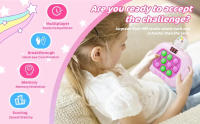Juguete Electrónico De Nivel 999 Pop Quick Push Bubbles Máquina De Juegos Portátil Para Niños Alivio De Presión Al Comprimir Juguete Regalo - details 10